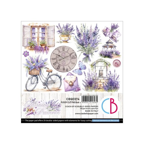 Ciao Bella - Morning in Provence Paper Pad 6x6 Fussy Cut (CBQE074)