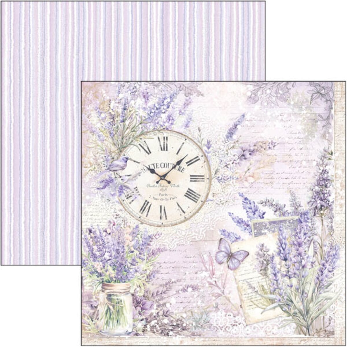 ciao-bella-morning-in-provence-paper-pad-8x8-13 Ciao Bella - Morning in Provence Paper Pad 8x8 (CBH074)