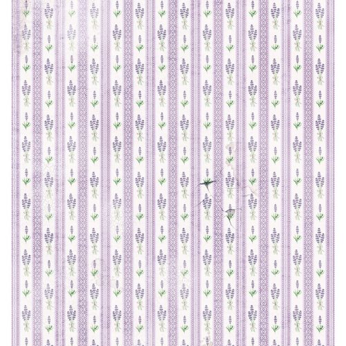 Ciao Bella - Morning in Provence Rice Paper Purple Fields (CBRP417)