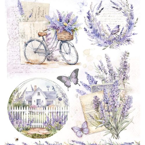Ciao Bella - Morning in Provence Rice Paper Whispering Dreams (CBRP421)