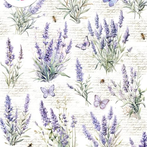 Ciao Bella - Morning in Provence Vellum A4 Patterns (CBV013)