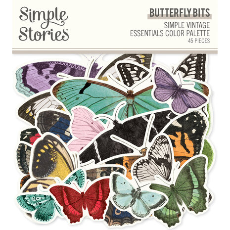 Simple Stories - Simple Vintage Essentials Color Palette Butterfly Bits & Pieces (22231)