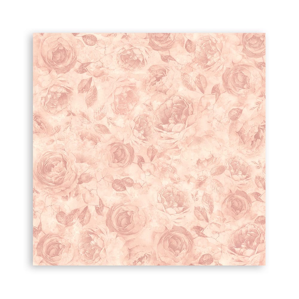 Stamperia - Shabby Rose Fabric Sheets 12x12 (SBPLT29)