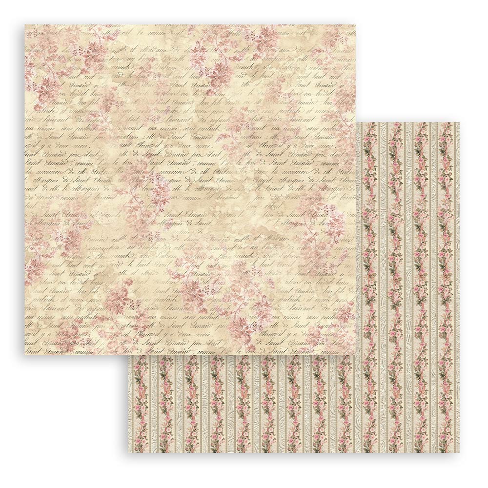 Stamperia-shabby-rose-paper-pad-12x12-8 Stamperia - Shabby Rose Paper Pad 12x12 (SBBL12)
