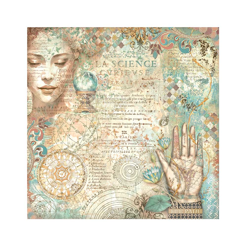 Stamperia - Fortune Fabric Sheets 12x12 (SBPLT28)