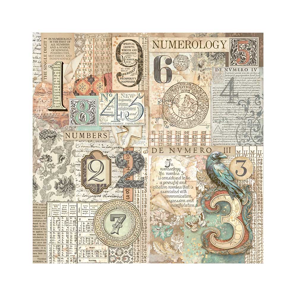 Stamperia - Fortune Fabric Sheets 12x12 (SBPLT28)