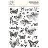 Simple Stories - Simple Vintage Essentials Rub Ons Butterflies (20426)