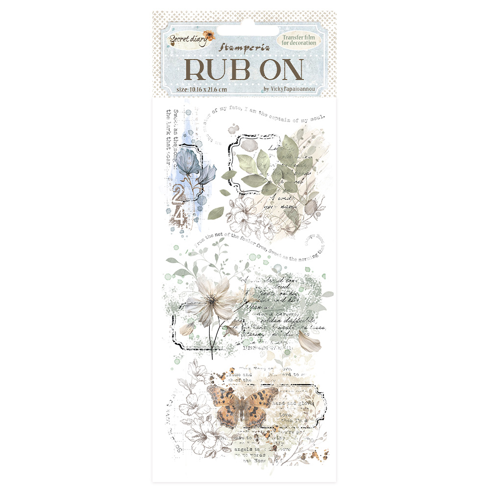 Stamperia-secret-diary-rub-on-labels-1.jpg Stamperia - Secret Diary Rub-on Labels (DFLRB85)