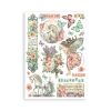 Stamperia - Wonderland Washi pad 8 sheets A5 (SBW08)