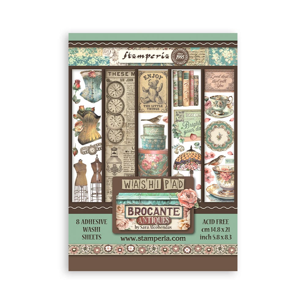 Stamperia - Brocante Antiques Washi Pad (SBW05)