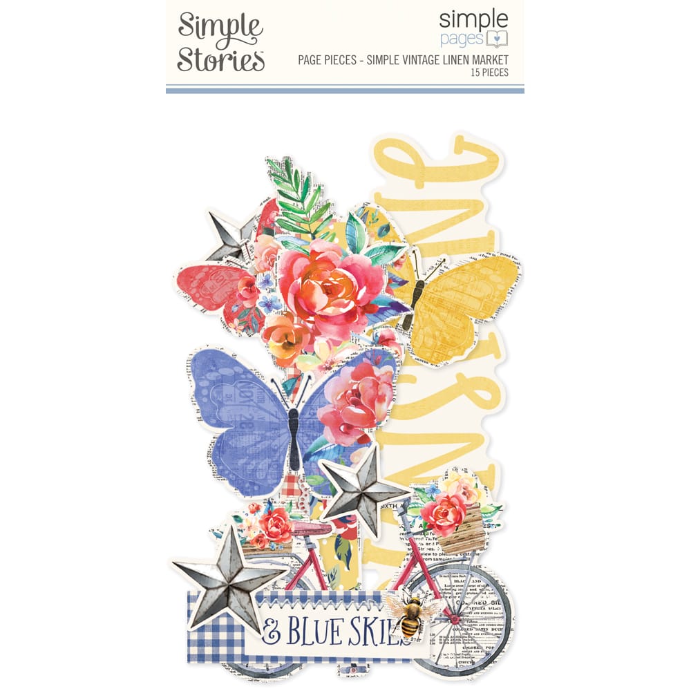 Simple Stories - Simple Vintage Linen Market Simple Page Pieces (22735)