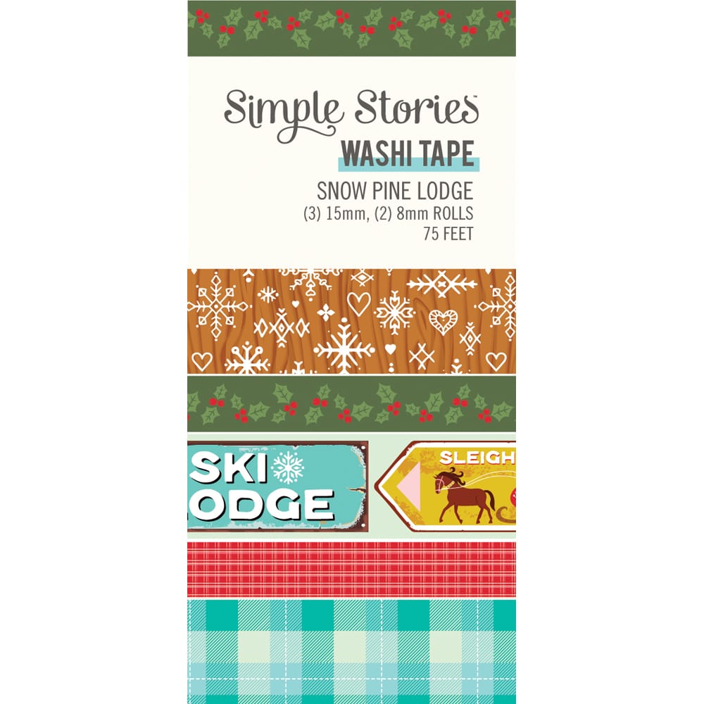 Simple Stories - Snow Pine Lodge Washi Tape (23130)