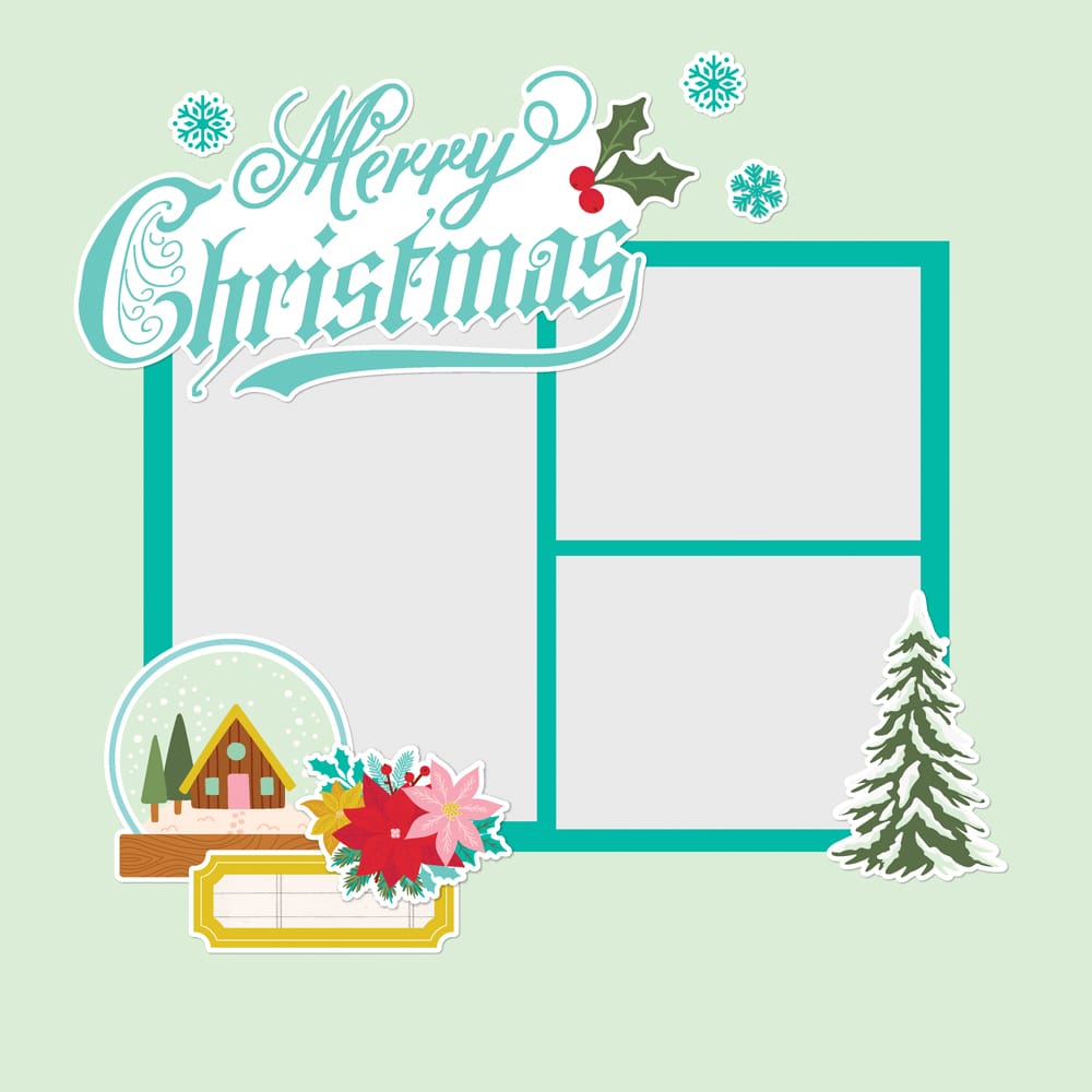 23131_SnowPineLodge_PagePieces_LAYOUTS Simple Stories - Snow Pine Lodge Simple Page Pieces (23131)