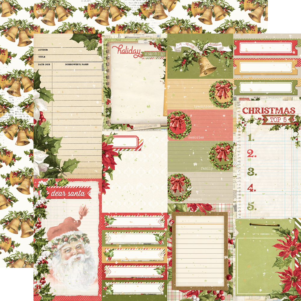 23200_SVYuletide-10 Simple Stories - Simple Vintage Yuletide Collection Kit 12x12 (23200)