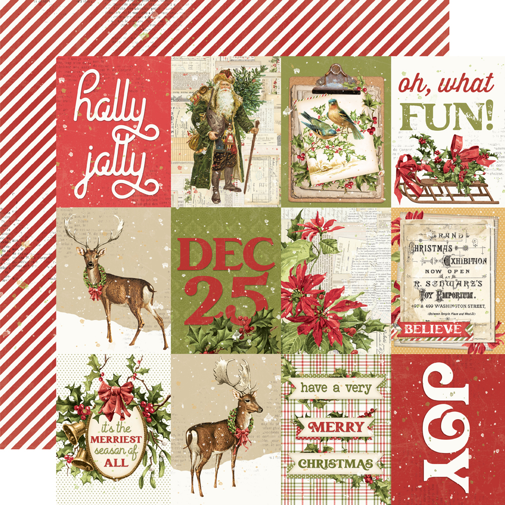 23200_SVYuletide-11 Simple Stories - Simple Vintage Yuletide Collection Kit 12x12 (23200)