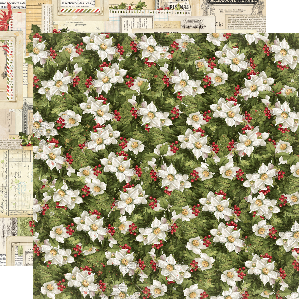 23200_SVYuletide-3 Simple Stories - Simple Vintage Yuletide Collection Kit 12x12 (23200)
