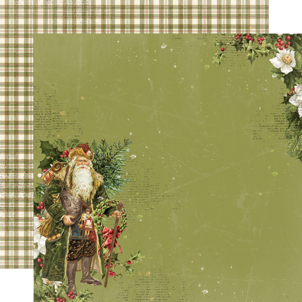 23200_SVYuletide-8 Simple Stories - Simple Vintage Yuletide Collection Kit 12x12 (23200)