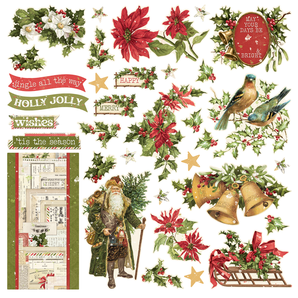 sv_yuletide_card_kit Simple Stories - Simple Vintage Yuletide Simple Cards Kit (23236)