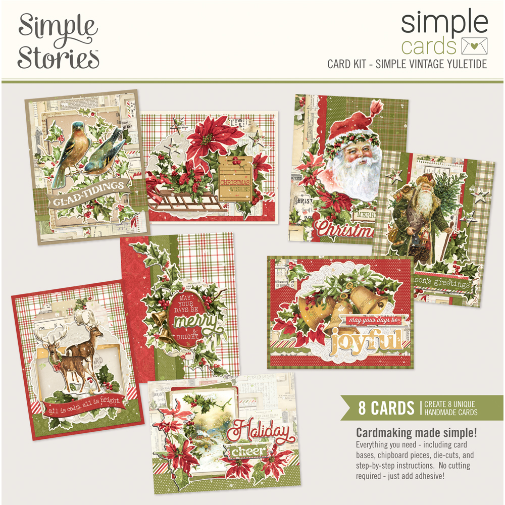 23236_SVYuletide_CardKit_Pack Simple Stories - Simple Vintage Yuletide Simple Cards Kit (23236)