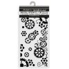 Stamperia - Gear Up for Christmas Thick Stencil 12x25cm Gears (KSTDL98)