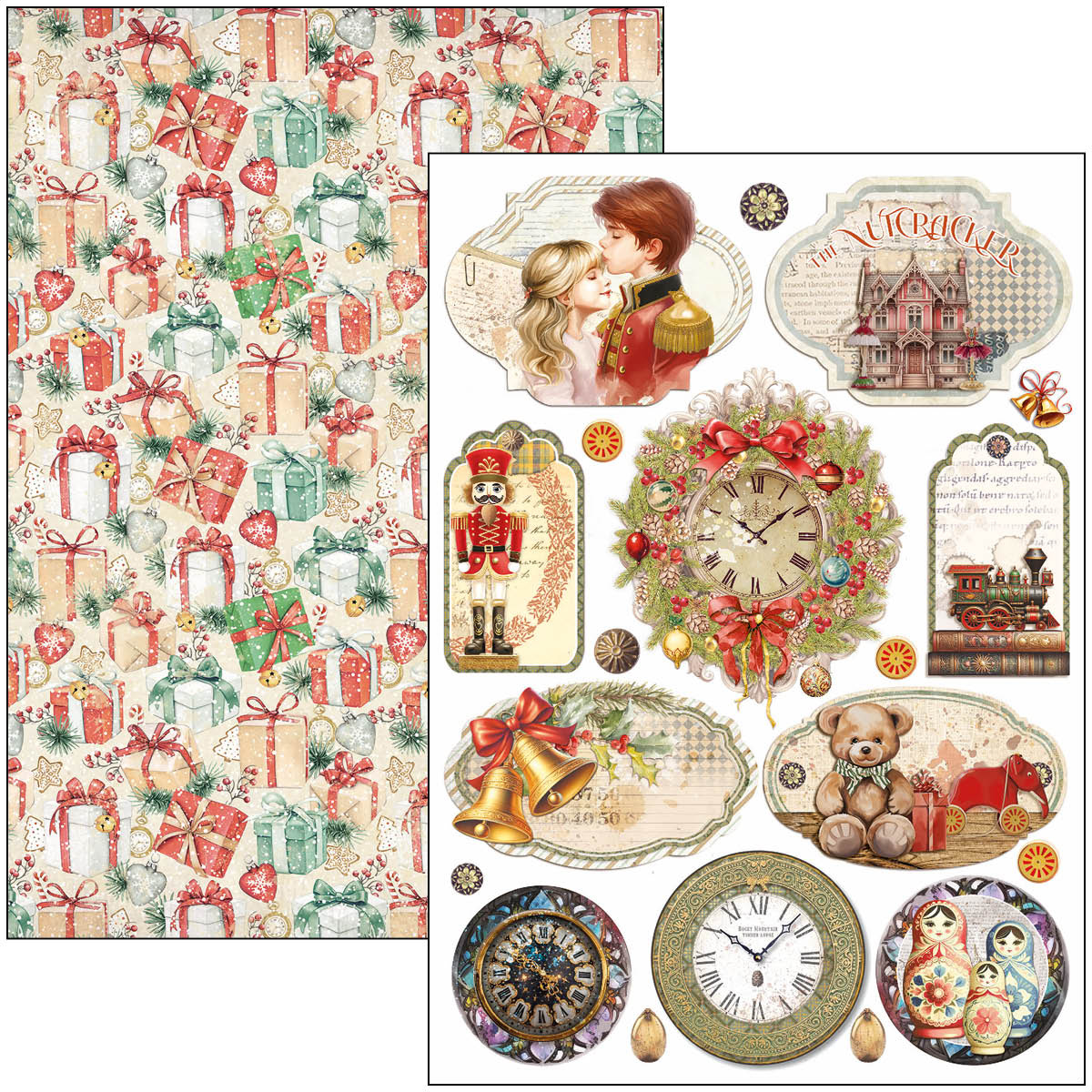 CBCL080_2 Ciao Bella - The Nutcracker Paper Pad A4 Creative (CBCL080)
