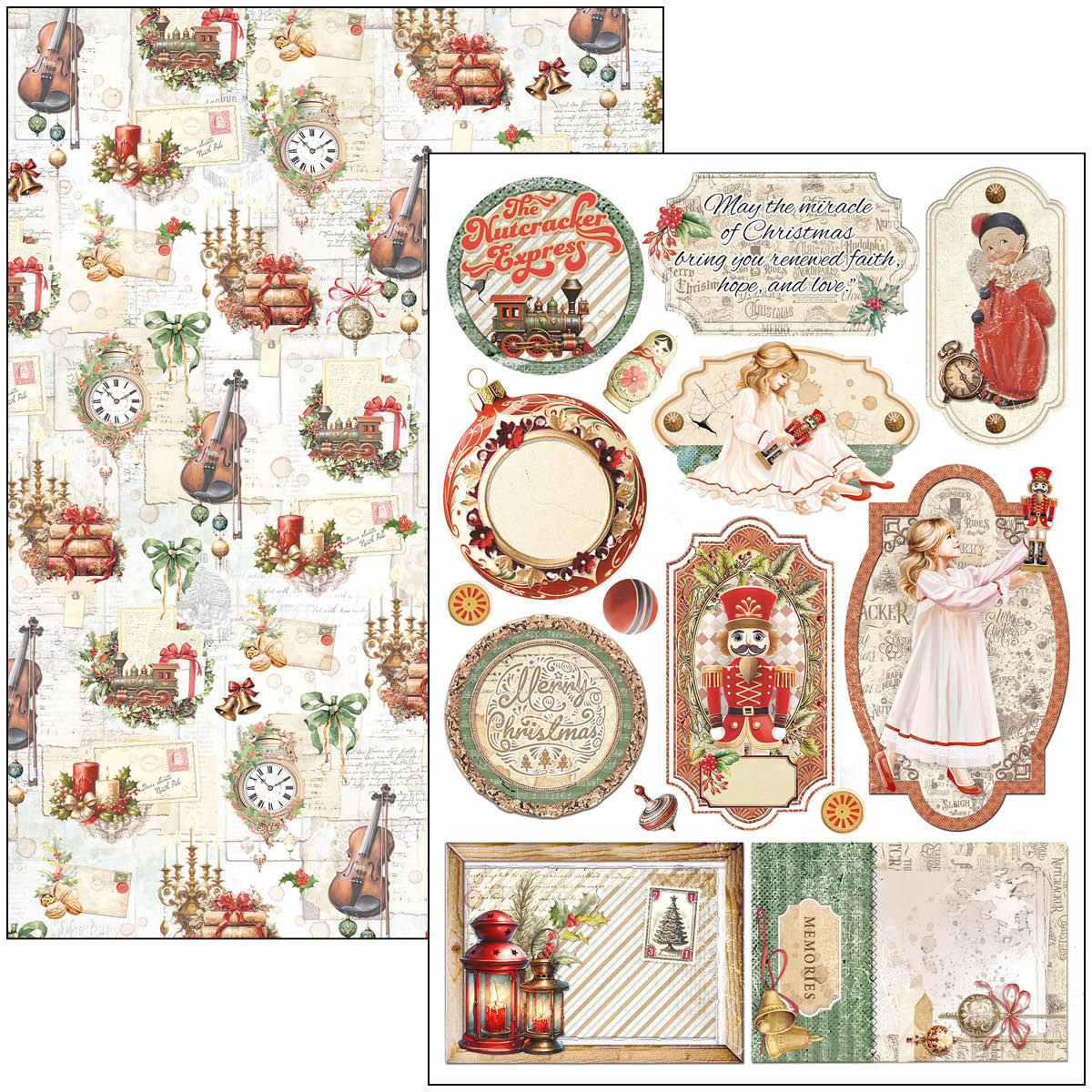 CBCL080_3 Ciao Bella - The Nutcracker Paper Pad A4 Creative (CBCL080)