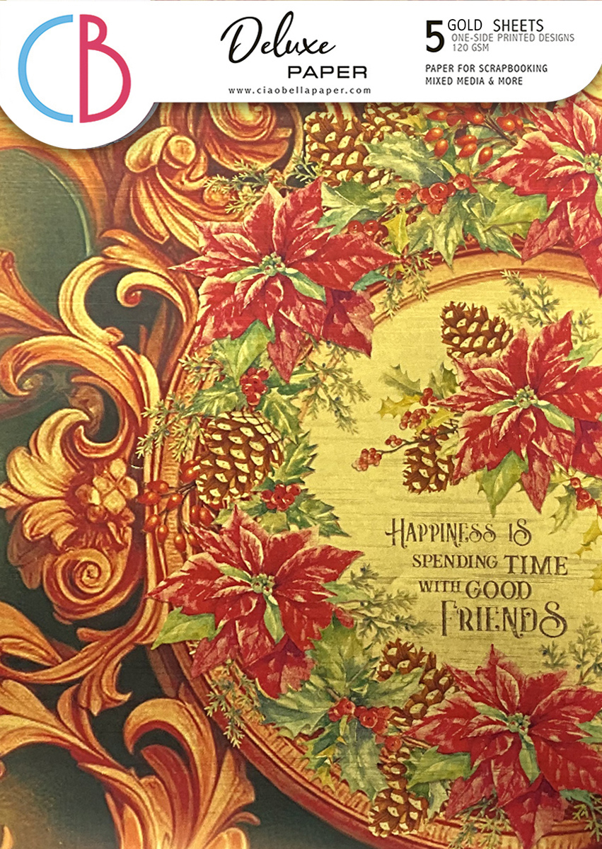 CBD014 Ciao Bella - The Nutcracker Deluxe Paper Gold A4 (CBD014)