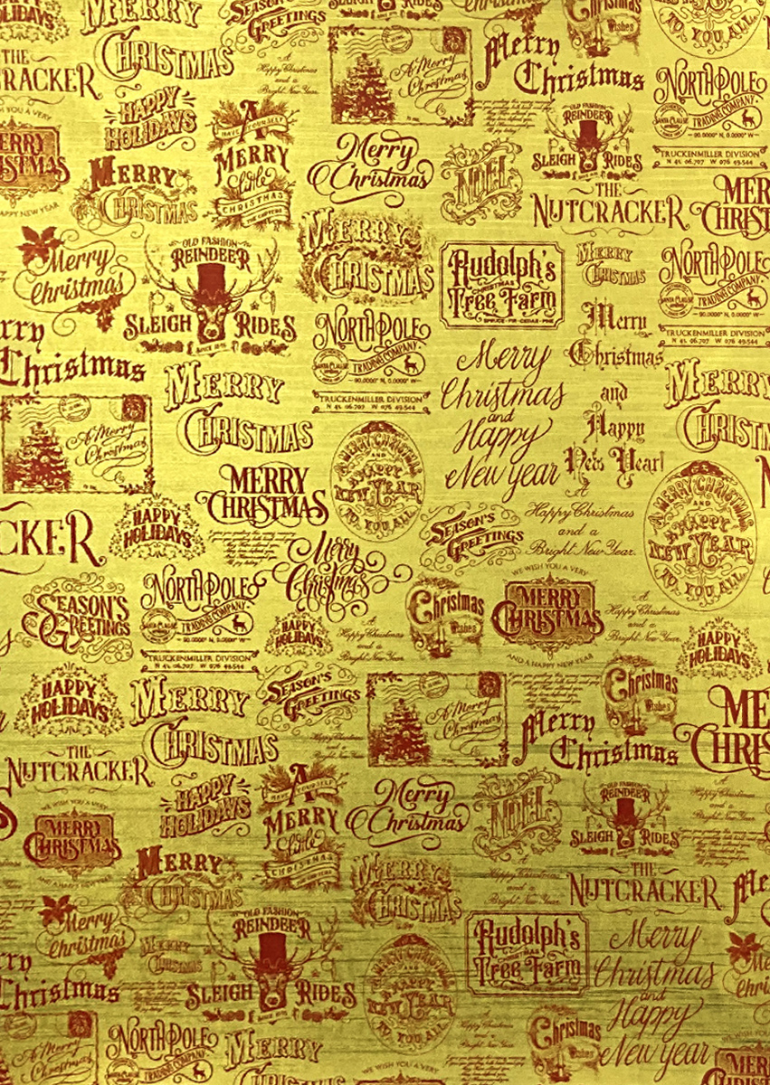 CBD014_5 Ciao Bella - The Nutcracker Deluxe Paper Gold A4 (CBD014)