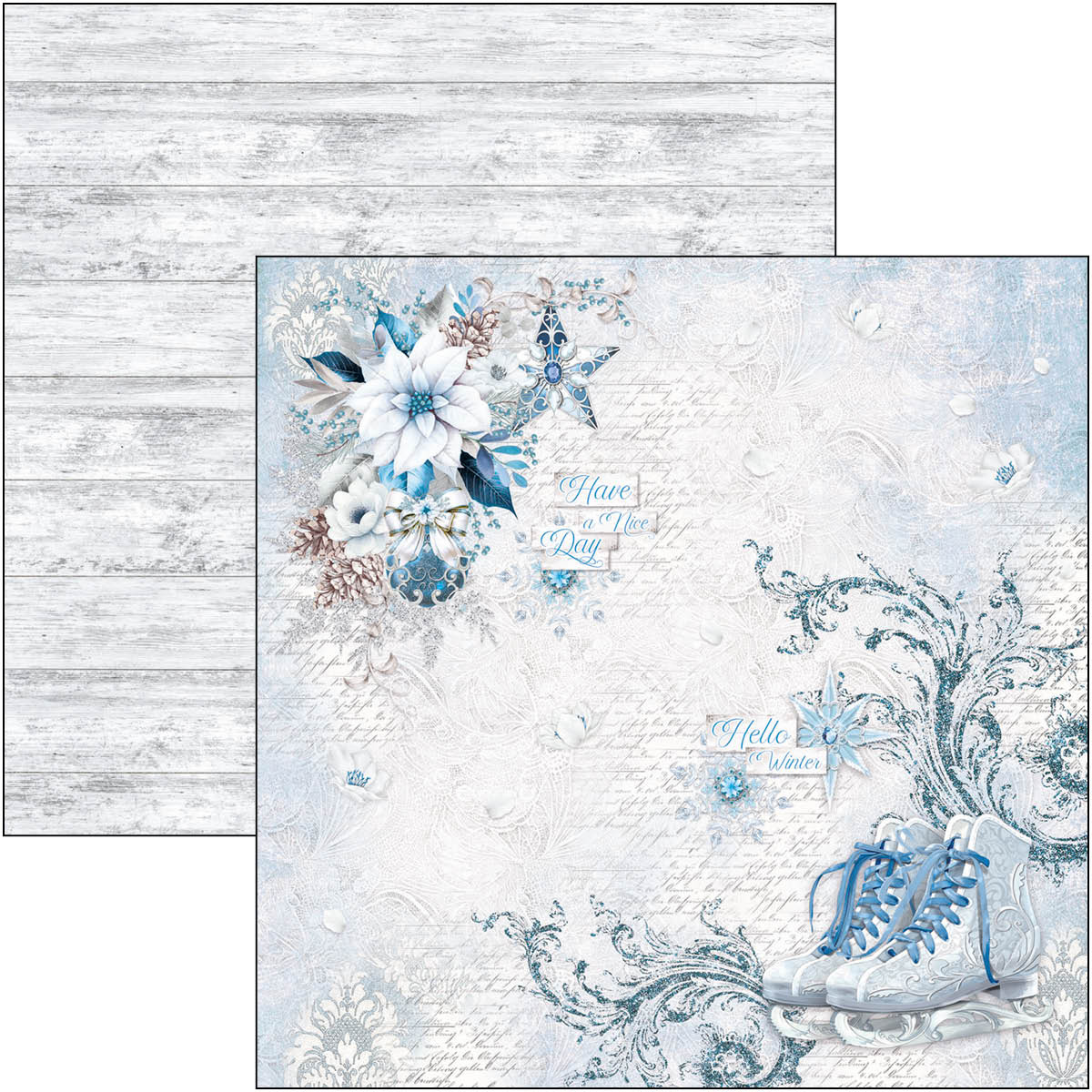 CBH079_3 Ciao Bella - Elegance of Blue Paper Pad 8x8 (CBH079)