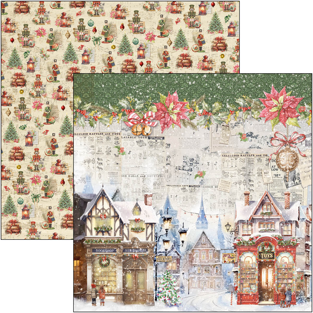 CBH080_10 Ciao Bella - The Nutcracker Paper Pad 8x8 (CBH080)