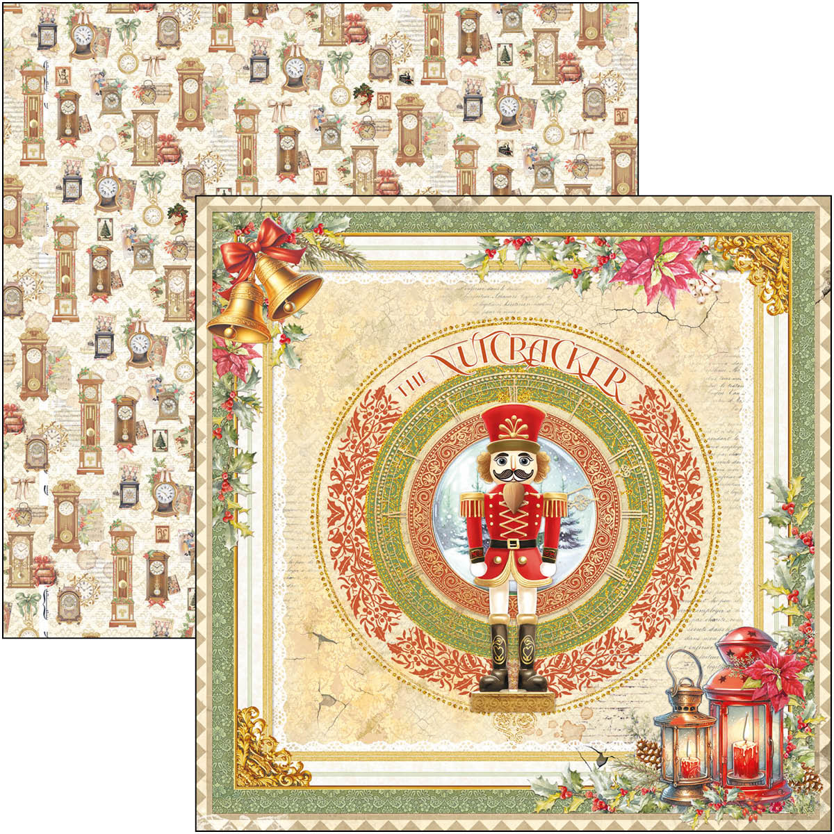 CBH080_11 Ciao Bella - The Nutcracker Paper Pad 8x8 (CBH080)