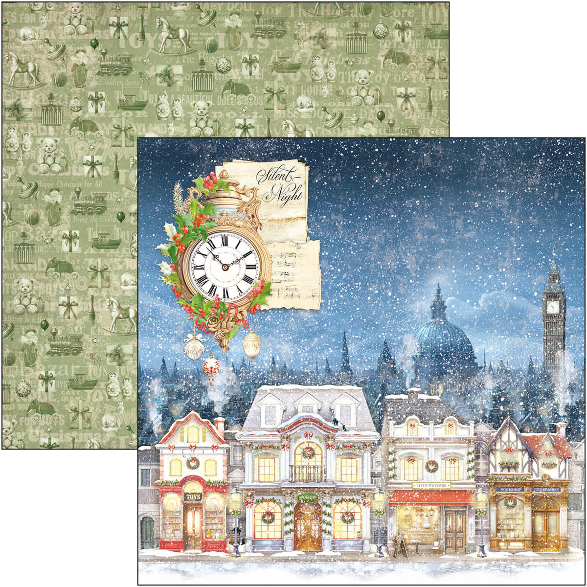 CBH080_9 Ciao Bella - The Nutcracker Paper Pad 8x8 (CBH080)