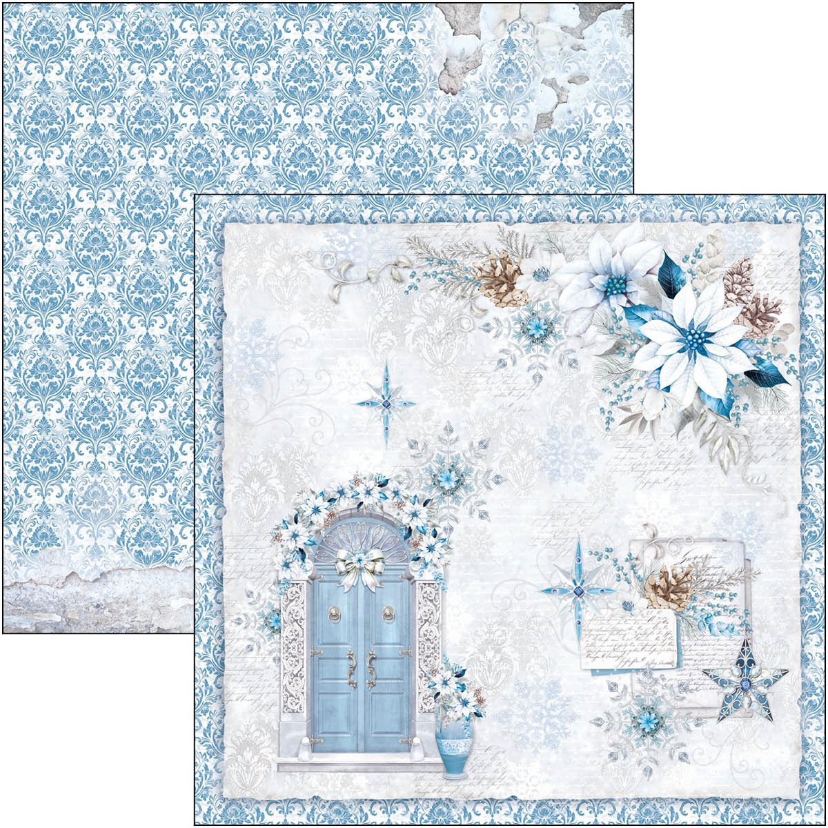 CBPM79_11 Ciao Bella - Elegance of Blue Paper Pad 12x12 (CBPM079)