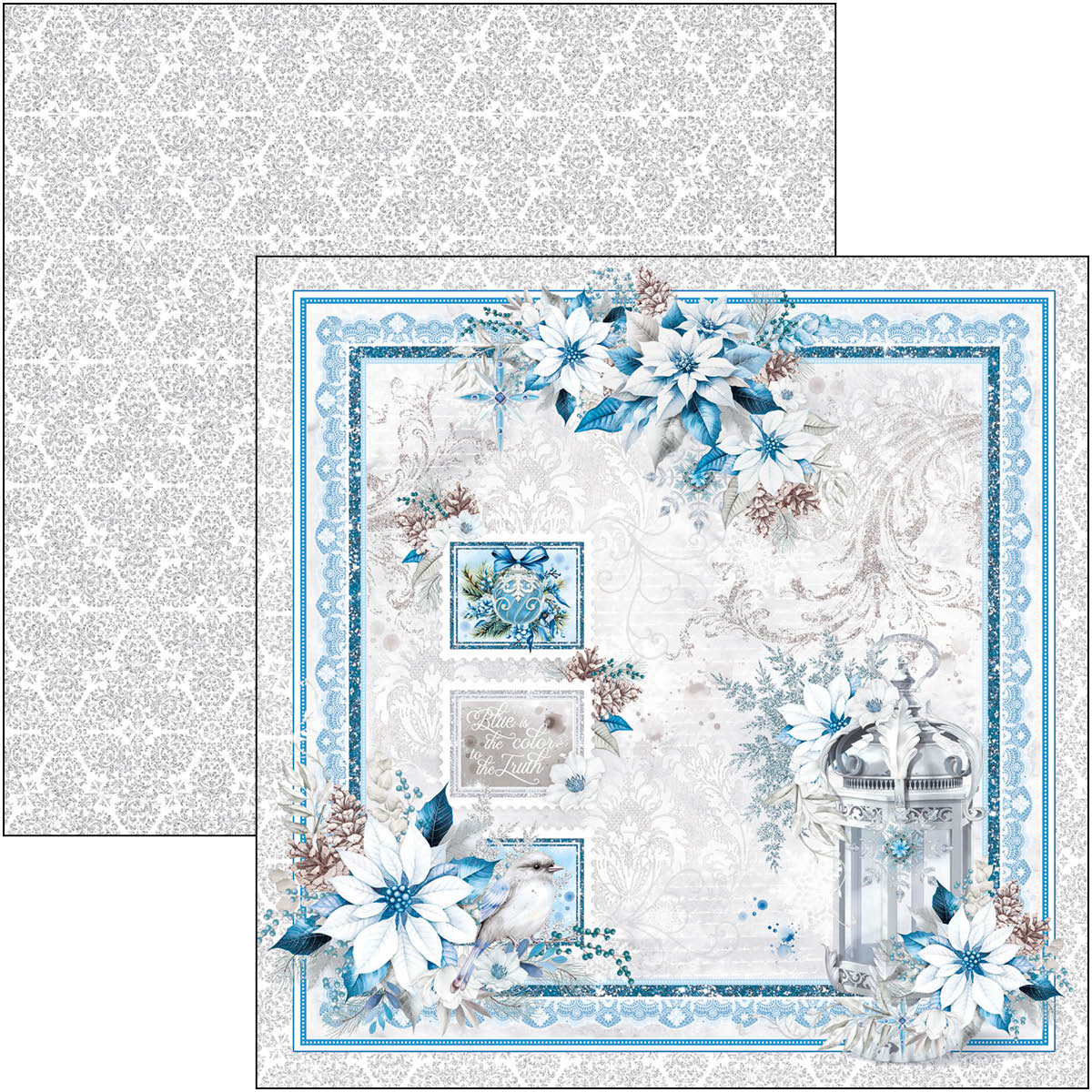 CBPM79_2 Ciao Bella - Elegance of Blue Paper Pad 12x12 (CBPM079)