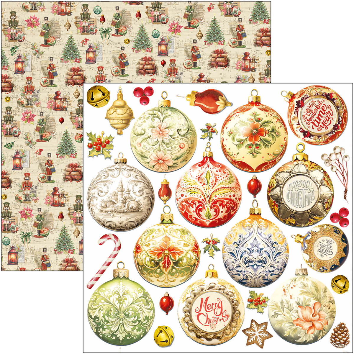 CBQE080_7 Ciao Bella - The Nutcracker Paper Pad 6x6 Fussy Cut (CBQE080)