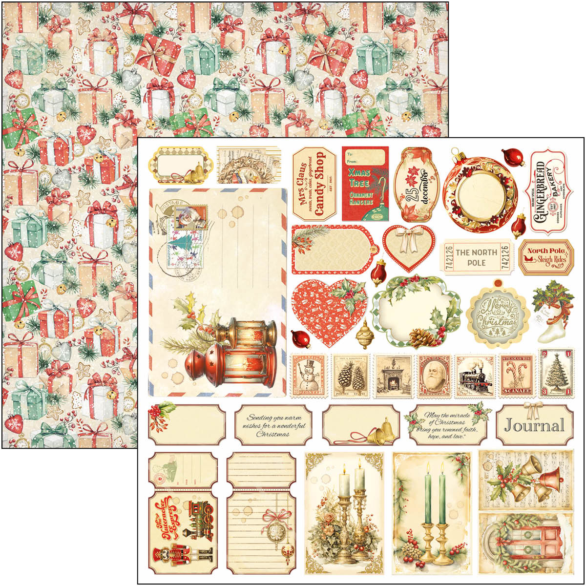 CBT080_4 Ciao Bella - The Nutcracker Paper Pad 12x12 Patterns (CBT080)