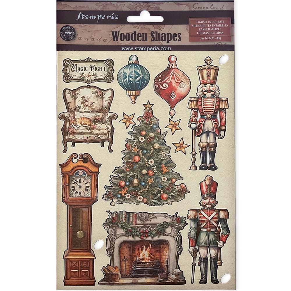 Stamperia - The Nutcracker Colored Wooden Shape A5 (KLSP166)