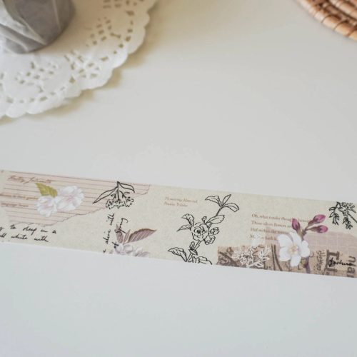 Note and Wish - Washi Tape A Study of Blossoms (NT-170)