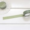 Note and Wish - Washi Tape Sage Grid (NT-99)