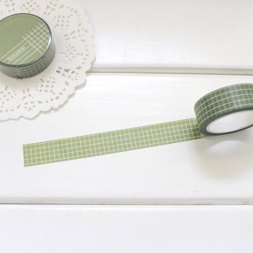 Note and Wish - Washi Tape Sage Grid (NT-99)