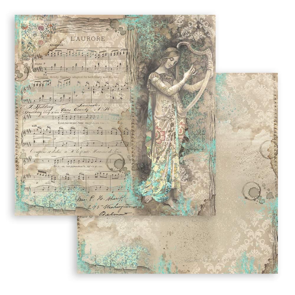 SBBL48_6 Stamperia - Music Paper Pad 12x12 (SBBL48)