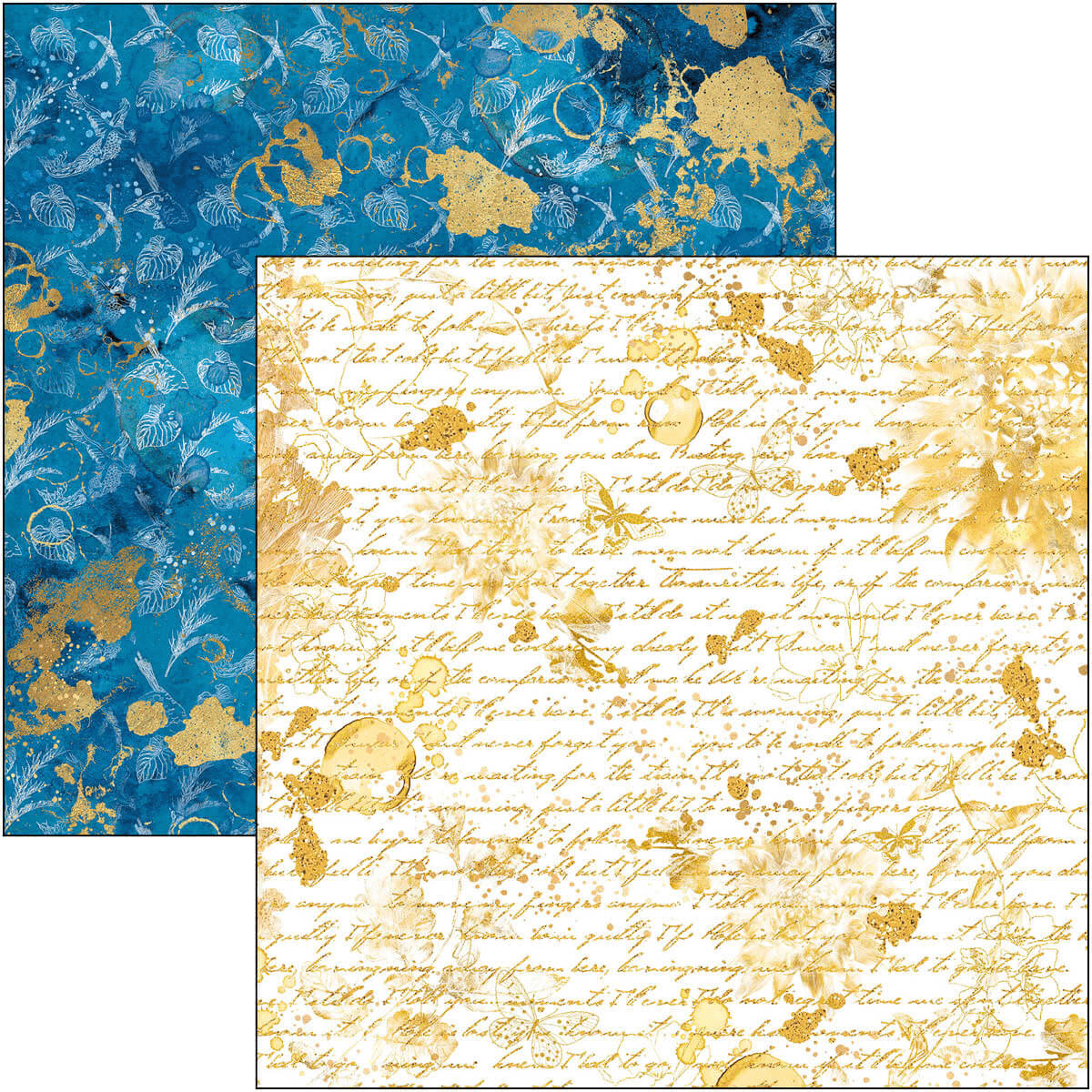 CBT061-6 Ciao Bella - Indigo Paper Pad 12x12 Patterns (CBT061)