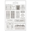 Stamperia - Art of Travelling Soft Mould A4 Doors and Window (K3PTA4584)