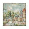 Stamperia - Art of Travelling Paper Sheets 8x8 Single Face (SBBSXB07)
