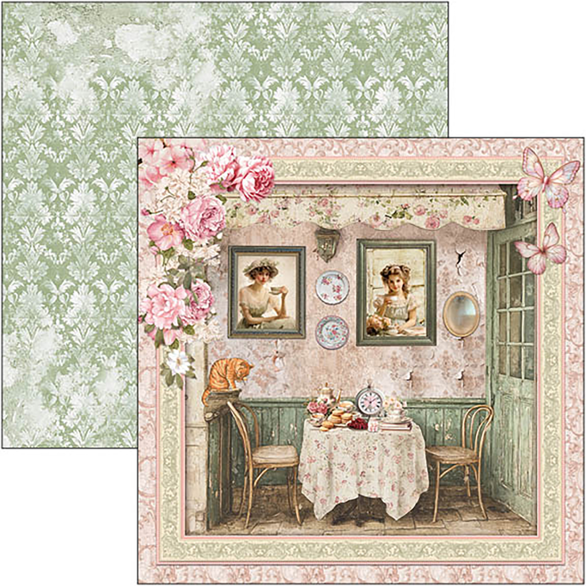 CBH083-3 Ciao Bella - Timeless Moments Paper Pad 8x8 (CBH083)