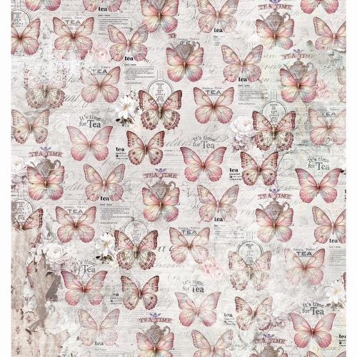 Ciao Bella - Timeless Moments Rice Paper A4 Butterfly Flapping (CBRP523)