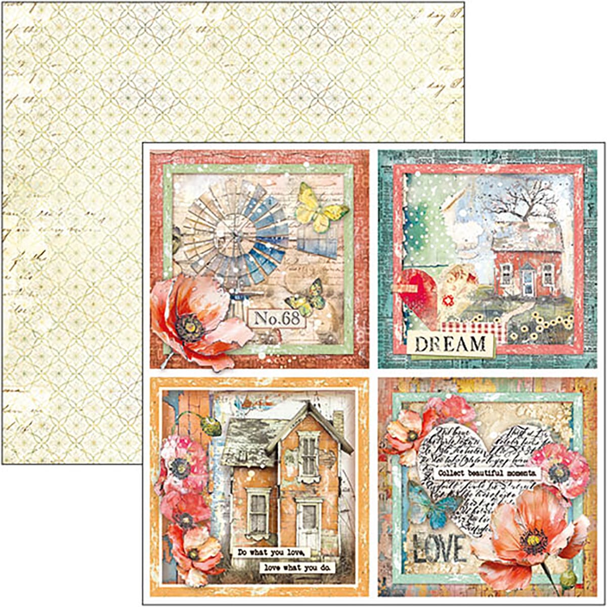 CBT084-3 Ciao Bella - Majestic Dream Paper Pad 12x12 Patterns (CBT084)