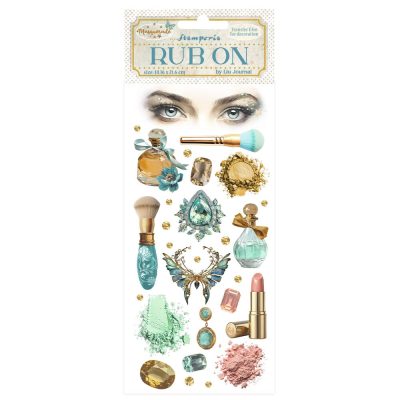 DFLRB141-1 Stamperia - Masquerade Rub-on 10,16x21,6 Beauty (DFLRB141)