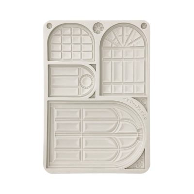 KACMA554-1 Stamperia - Masquerade Silicon Mould A5 Windows (KACMA554)