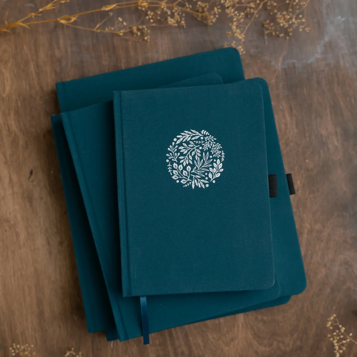 b6386-3 Archer & Olive - Bullet Journal Signature Floral Dot Grid Notebook B6 (B6386)